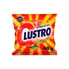 LÃ DE AÇO QLUSTROS C/6