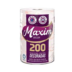 PAPEL TOALHA MAXIM DECOR C/1 200 FOLHAS