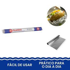 ROLO ALUMÍNIO 45CMX4MTS FAÇA FÁCIL FUN C/1