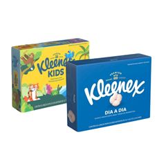 LENÇO PAPEL FOLHA DUPLA KLEENEX C/50 BOX MISTO