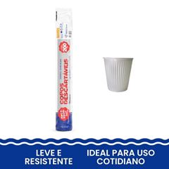 COPO 200ML BRANCO FAÇA FÁCIL FUN C/100