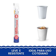 COPO 300ML BRANCO FAÇA FÁCIL FUN C/100