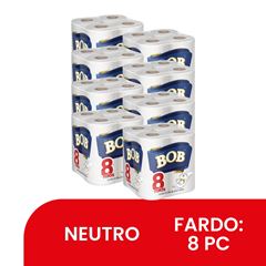 PAPEL HIGIÊNICO FOLHA SIMPLES BOB C/8RL 30MT (8X8)