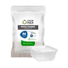 POTE 500ML TRANSLÚCIDO IDM RETANGULAR C/24 KIT FREEZER/MICRO