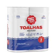 PAPEL TOALHA FAÇA FÁCIL FUN C/2 100 FOLHAS