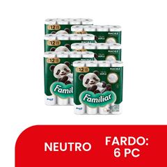 PAPEL HIGIÊNICO FOLHA DUPLA FAMILIAR C/12RL 30MT (6X12)