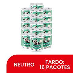 PAPEL HIGIÊNICO FOLHA SIMPLES FAMILIAR C/4 30MT (16X4)