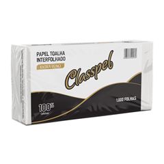 PAPEL TOALHA INTERFOLHADO 2 DOBRAS 2D 100% 22,5X21 FS C/1000 CLASSPEL PRO