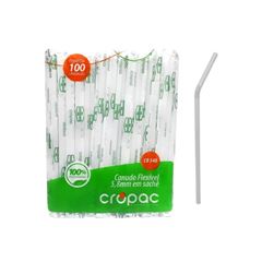 CANUDO FLEXÍVEL 5,8MMX20CM CROPAC C/100 BIO SACHE