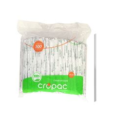 CANUDO FASTFOOD 6MMX20CM CROPAC C/500 BIO SACHE