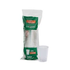 COPO 050ML ACRÍLICO CROPAC C/10 BRIGAD CRISTAL