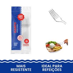 GARFO MASTER FAÇA FÁCIL FUN C/25 CRISTAL