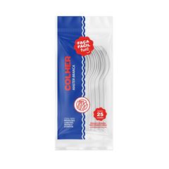 COLHER MASTER FAÇA FÁCIL FUN C/25 BRANCA
