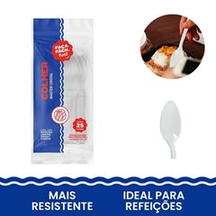 COLHER MASTER FAÇA FÁCIL FUN C/25 CRISTAL