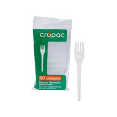 GARFO REFEIÇÃO CROPAC C/50 CRISTAL