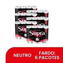PAPEL HIGIÊNICO FOLHA DUPLA SUPRA C/12RL 30MT (6X12)
