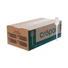 COLHER REFEIÇÃO CROPAC C/1000 BRANCA