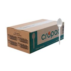 COLHER REFEIÇÃO CROPAC C/1000 CRISTAL