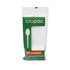 COLHER REFEIÇÃO CROPAC C/50 BRANCA