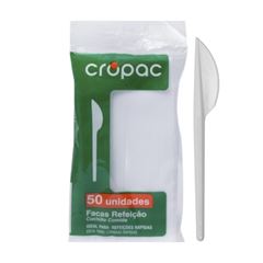 FACA REFEIÇÃO CROPAC C/50 BRANCA