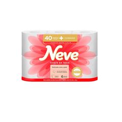 PAPEL HIGIÊNICO FOLHA DUPLA NEVE C/6RL 40MT (6X10)