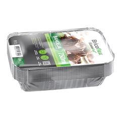 BANDEJA ALUMÍNIO 0750ML BRICOFLEX C/100