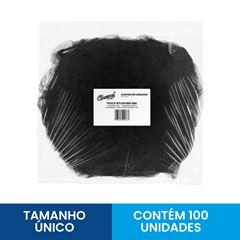 TOUCA NYLON SEM ABA C/100 PRETA CLASSPEL PRO