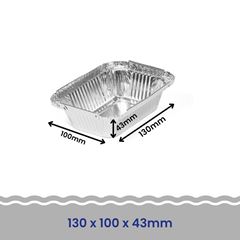 BANDEJA ALUMÍNIO 250ML C/200 FAÇA FÁCIL PRO