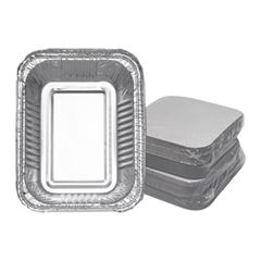 BANDEJA ALUMÍNIO 250ML C/200 FAÇA FÁCIL PRO