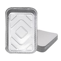 BANDEJA ALUMÍNIO 1900ML C/100 FAÇA FÁCIL PRO