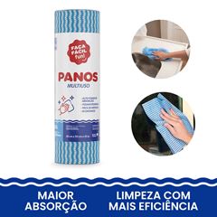 PANO MULTIUSO 25MTS FAÇA FÁCIL FUN AZUL