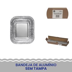 BANDEJA ALUMÍNIO 130ML C/200 FAÇA FÁCIL PRO S/TP