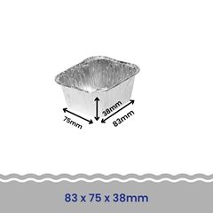 BANDEJA ALUMÍNIO 130ML C/200 FAÇA FÁCIL PRO S/TP