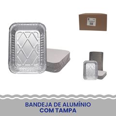 BANDEJA ALUMÍNIO 450ML C/100 FAÇA FÁCIL PRO