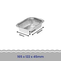 BANDEJA ALUMÍNIO 450ML C/100 FAÇA FÁCIL PRO