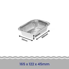 BANDEJA ALUMÍNIO 450ML C/100 FAÇA FÁCIL PRO