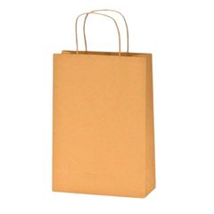 SACOLA PAPEL M PARDA C/50 25X10X32 SD24