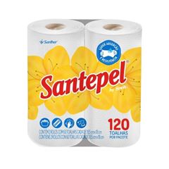 PAPEL TOALHA SANTEPEL C/2 120 FOLHAS TSB120