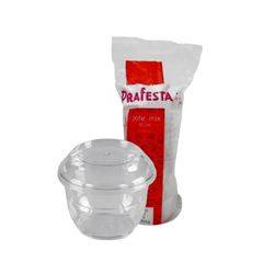 POTE 180ML ACRÍLICO PRAFESTA C/TAMPA C/10 TR REDONDO