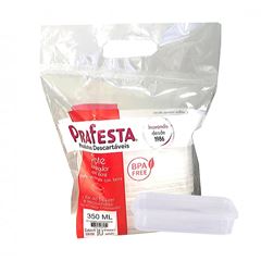POTE 350ML PRAFESTA LACRE C/10 RETANGULAR
