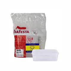 POTE 500ML PRAFESTA LACRE C/10 RETANGULAR