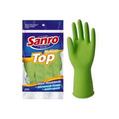 LUVA BORRACHA P SANRO TOP VERDE