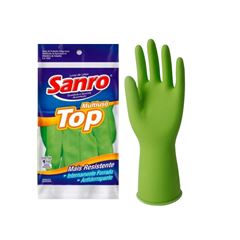LUVA BORRACHA G SANRO TOP VERDE