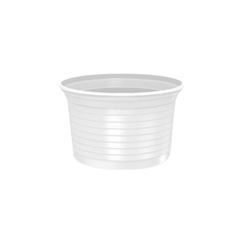 POTE 100ML BRANCO CRISTAL C/100