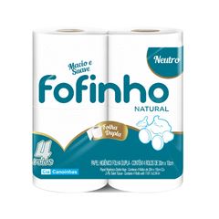 PAPEL HIGIÊNICO FOLHA DUPLA FOFINHO C/4RL 30MT (24X4)