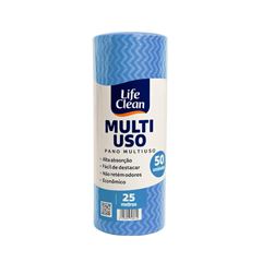 PANO MULTIUSO 25MTS LIFE CLEAN AZUL