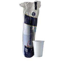 COPO 400ML BRANCO CRISTAL C/50 ABNT